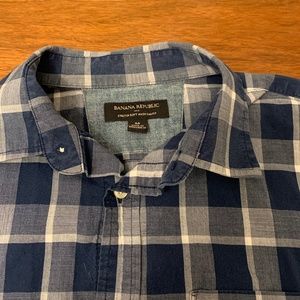 Banana Republic Short-Sleeved Button-Down